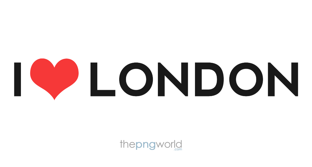 I love London UK Heart with Text PNG london,i love london,text,png,vector,city,banner,lights,welcome,party,cool,heart,love,uk,united kingdom